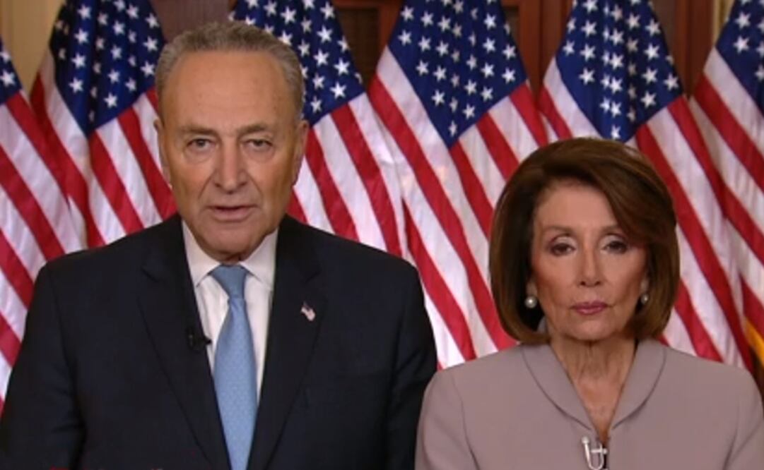 Chuck Schumer y Nancy Pelosi. Foto: Captura de pantalla
