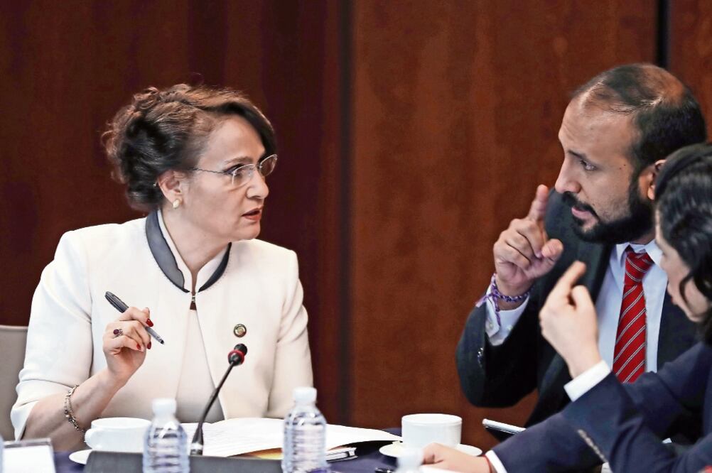 La coordinadora del PRD en el Senado, Dolores Padierna Luna, asegura que el grupo del PT no podrá acceder a una posición en la Mesa Directiva ni incrementar el número de comisiones que preside (JUAN CARLOS REYES. EL UNIVERSAL)