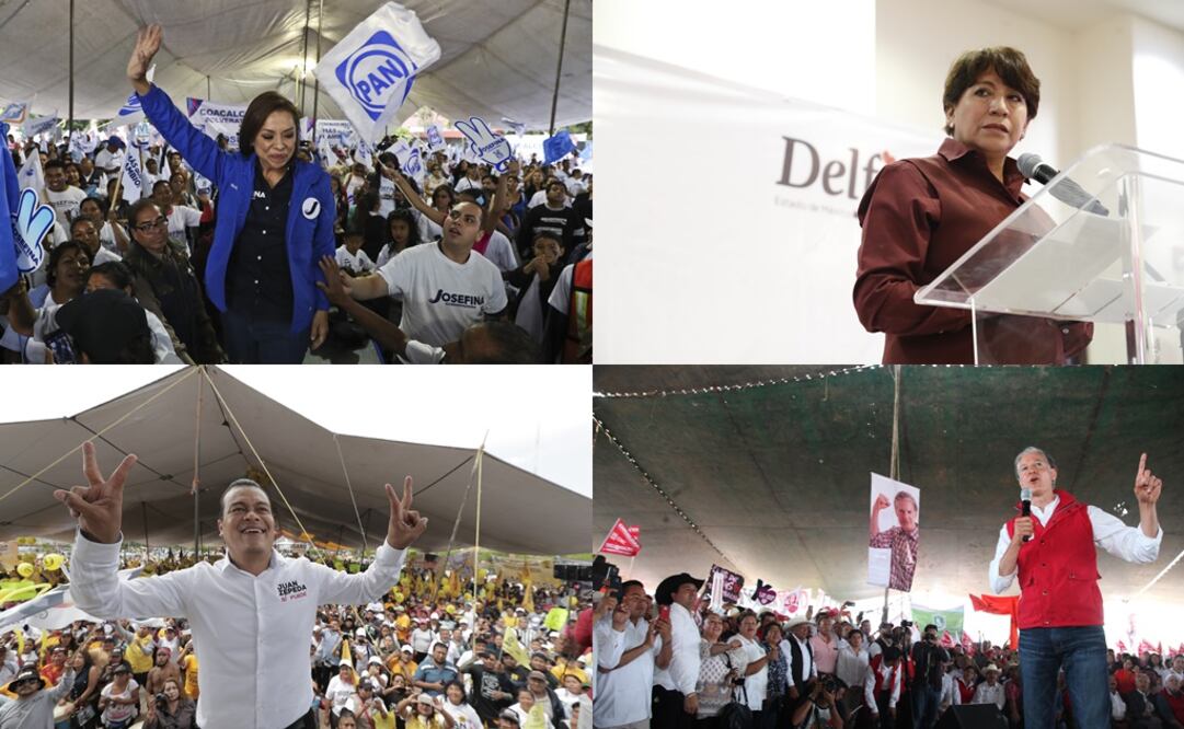 Candidatos en Edomex se dicen por arriba de lo que revela encuesta