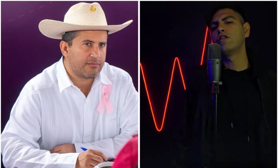 El artista Bitrio Smoke lanzó una canción de rap para exigir justicia por el asesinato del alcalde Carlos Manzo. Foto: Captura de pantalla / Redes Sociales