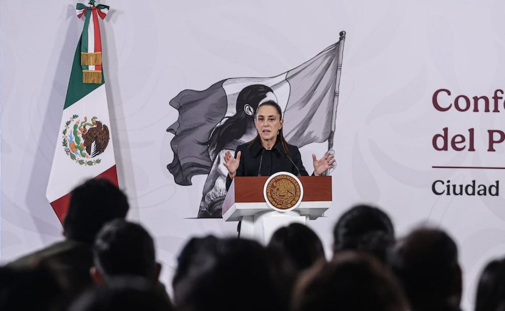 Conferencia matutina de la presidenta Claudia Sheinbaum Pardo en Palacio Nacional el 01 de abril de 2026. Foto: Gabriel Pano / EL UNIVERSAL