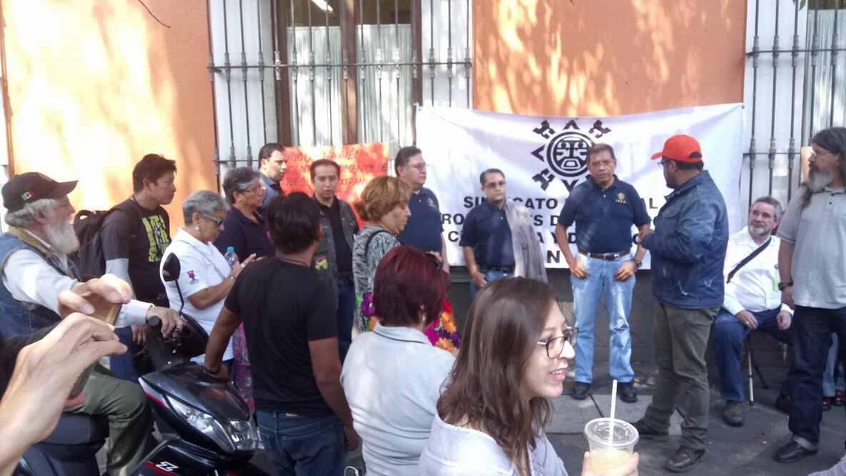 Cortesía Sindicato Profesores del INAH