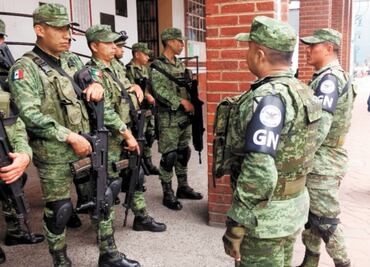 Guardia llega a la zona de los volcanes