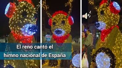 Hackean reno navideño en España