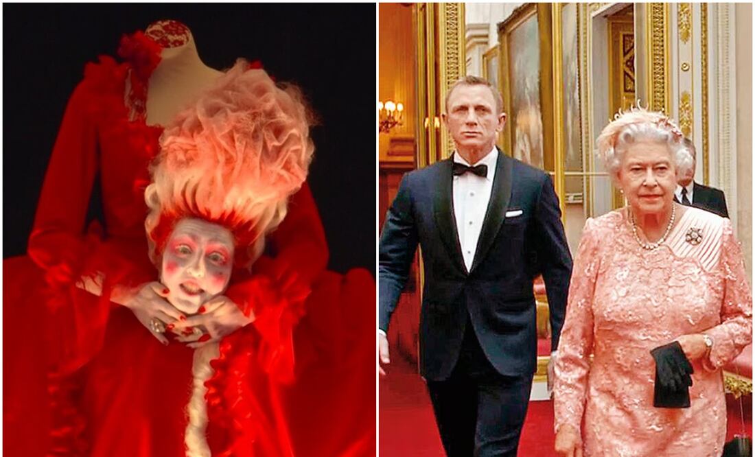 En redes sociales causó polémica la representación en Francia de la monarquía, cuando en los Juegos Olímpicos de Londres 2012, la Reina Isabel ll protagonizó la ceremonia. Foto: redes sociales