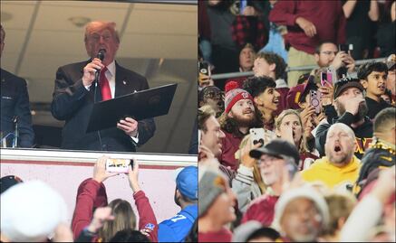 NFL: Donald Trump es abucheado en el partido de NFL entre Commanders y Lions en Washington