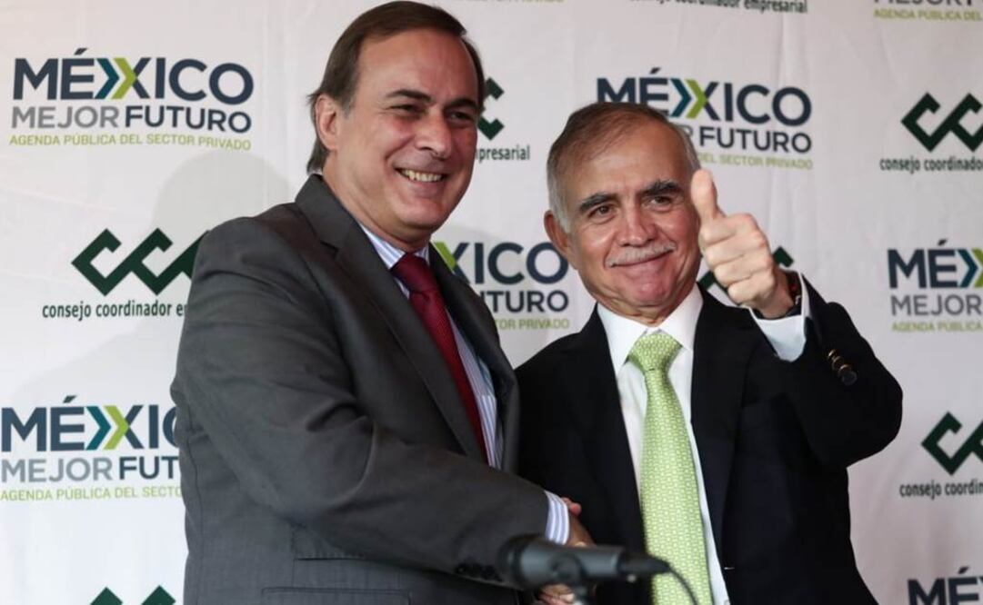 Juan Pablo Castañón y Alfonso Romo. Foto: El Universal