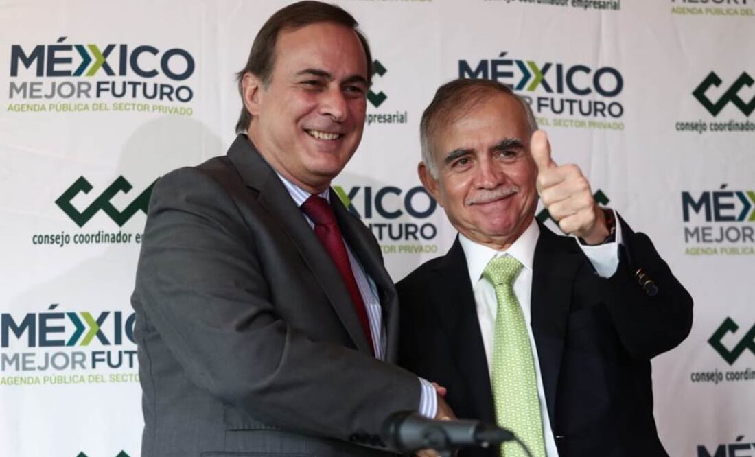 Juan Pablo Castañón y Alfonso Romo. Foto: El Universal