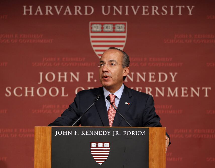 Felipe Calderón Hinojosa. Foto:EFE
