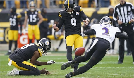 Steelers derrotó a los Ravens con actuación estelar de Chris Boswell