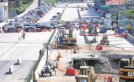 Continúa Función Pública indagatoria por socavón en Paso Exprés de Cuernavaca