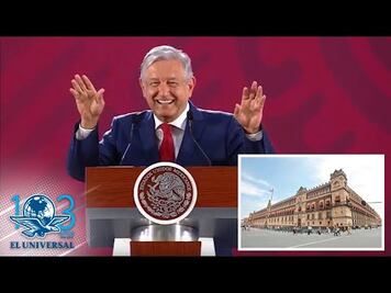 Se mudan AMLO y su familia a Palacio Nacional; ya dormí aquí anoche, dice 