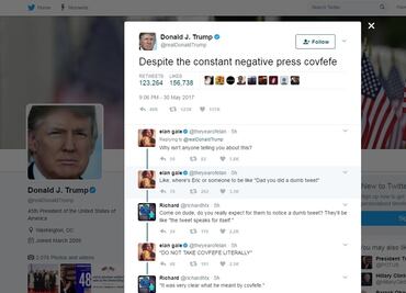 Juego de palabras agrega “covfefe” a su lista