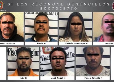 Caen 7 de la banda criminal “Los Talibanes” en Texcoco