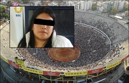 Atrapan a mujer que robó celular durante el concierto de Carín León en la Plaza de Toros