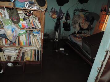 "En 3 min teníamos el agua a las rodillas"