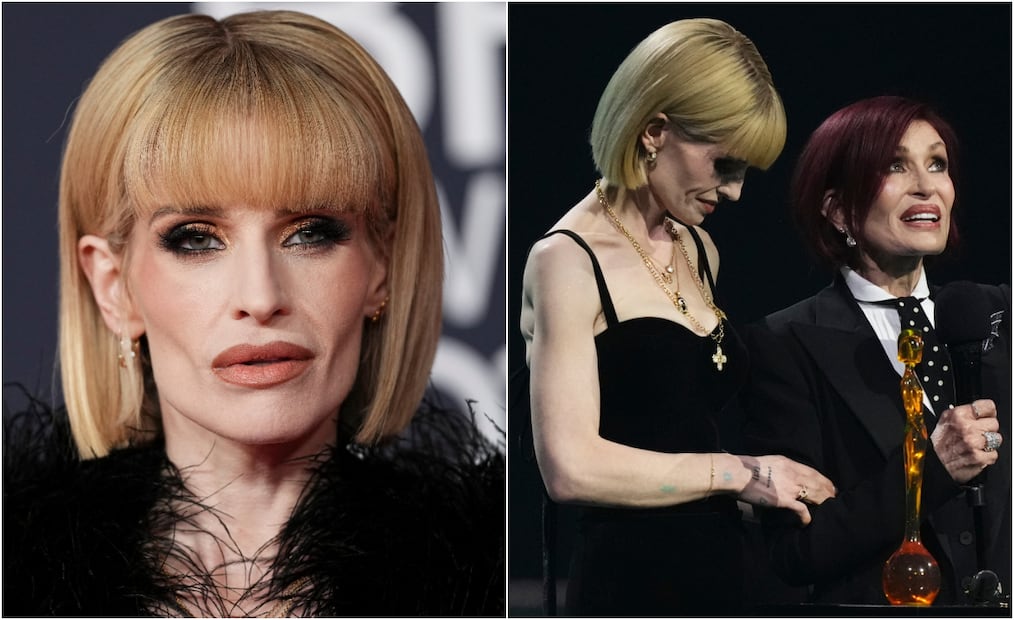 Kelly y Joan Osbourne en su aparición en los  Brit Awards 2026.
Fotos: AP / Scott A. Garfitt