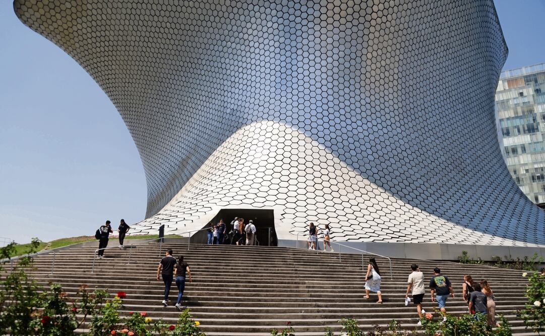 El Museo Soumaya duplicó en 2024 el número de visitantes que recibió en 2019, antes del Covid. Foto: Carlos Mejía / EL UNIVERSAL