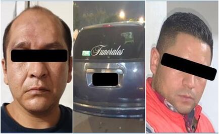 Detienen a 2 presuntos ladrones de carrozas fúnebres en Neza