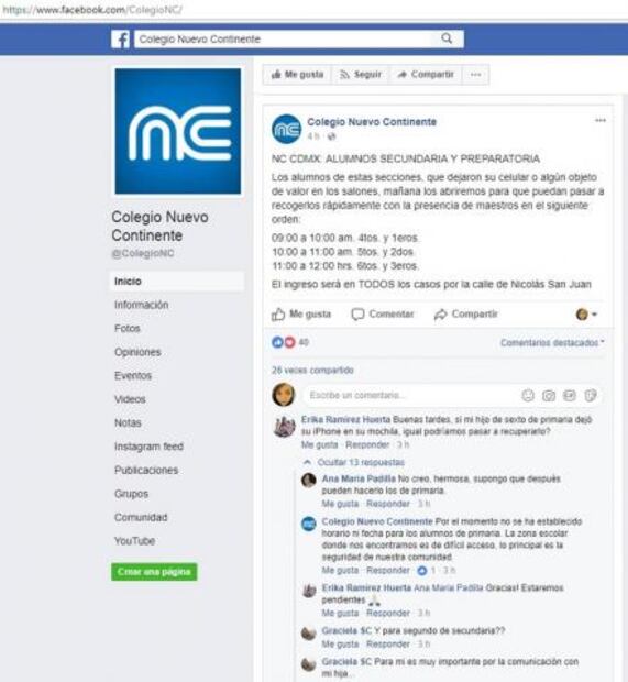 Escuela privada permite a alumnos regresar por objetos de valor