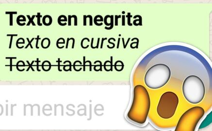 Cómo usar varios formatos de letra en WhatsApp