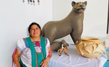 ¡Orgullo nacional! Artesana chiapaneca lleva sus talleres de alfarería hasta España