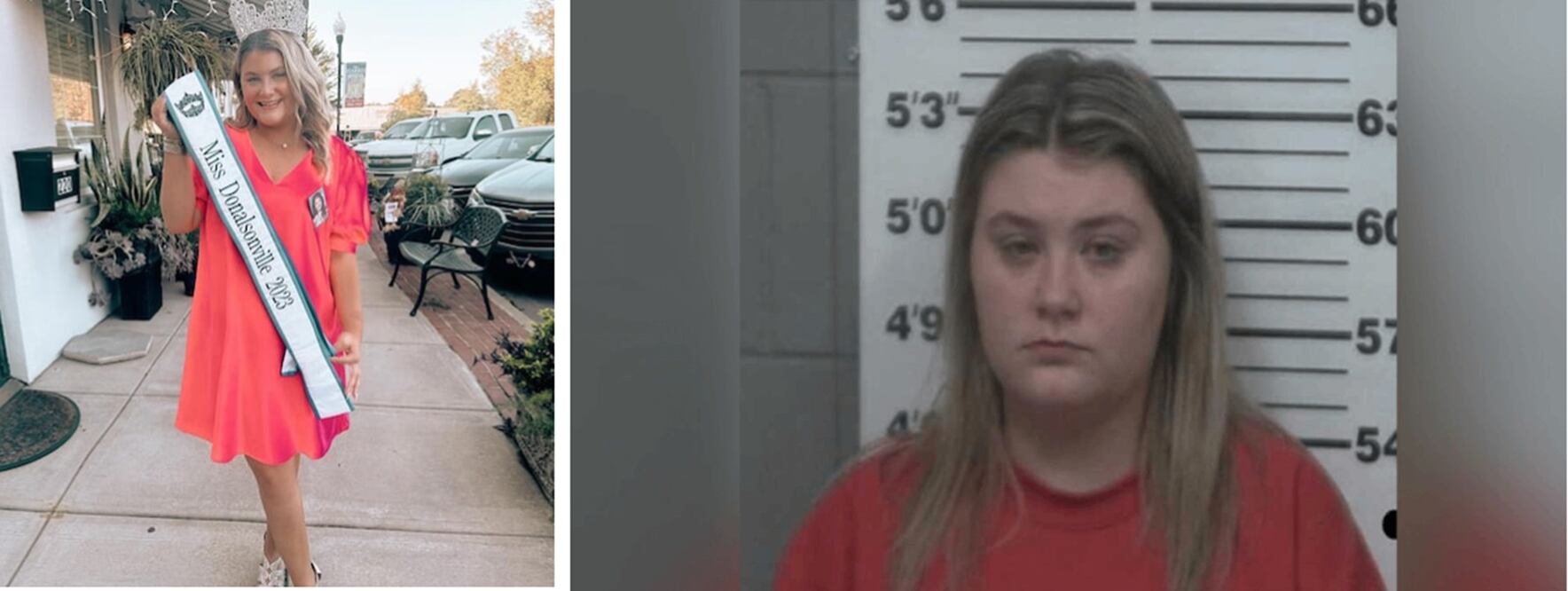 Trinity Poague, Miss Donalsonville, fue acusada de asesinato, en Georgia. FOTO: CAPTURA