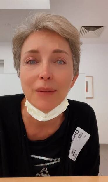 Laura Flores se conmueve y llora desde el hospital donde se encuentra su hijo