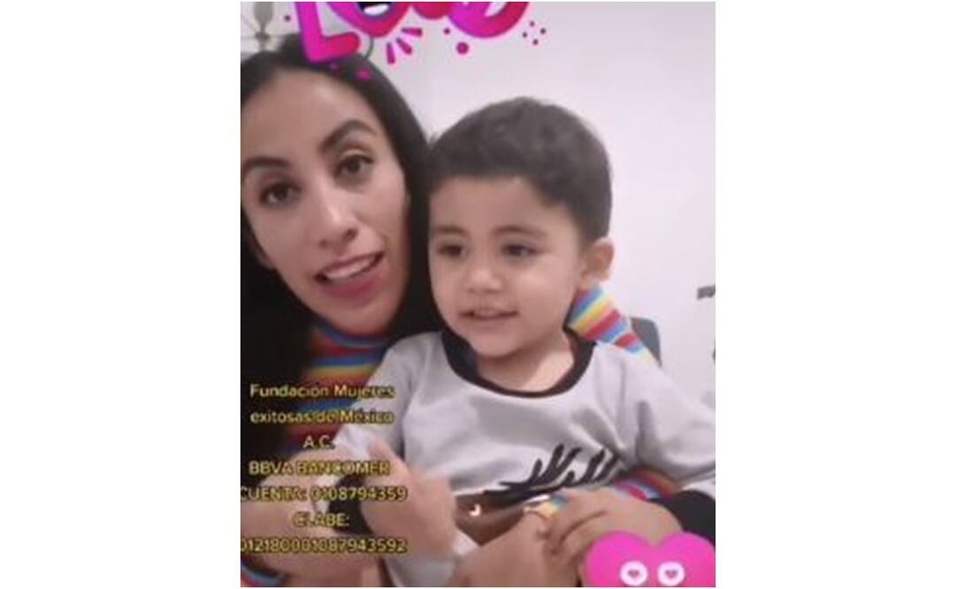La familia de André necesita reunir 90 mil pesos para este domingo seis de septiembre, ya que el lunes se deben presentar al Instituto Nacional de Cardiología con el dinero para internar al bebé. Foto: Tomada de video