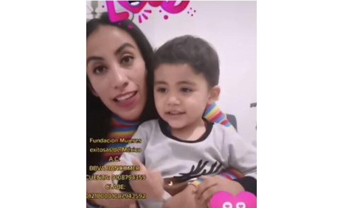 La familia de André necesita reunir 90 mil pesos para este domingo seis de septiembre, ya que el lunes se deben presentar al Instituto Nacional de Cardiología con el dinero para internar al bebé. Foto: Tomada de video