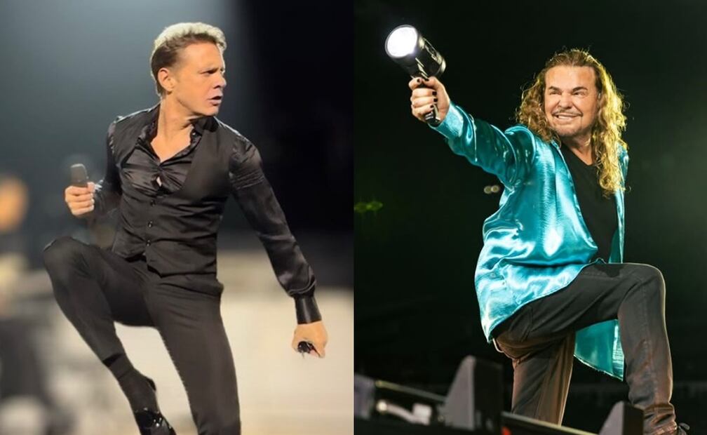 Luis Miguel y Fer del grupo Maná. Foto: Instagram oficial.