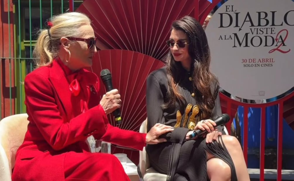 Meryl Streep y Anne Hathaway arrancan en la Casa Azul la gira de The Devil Wears Prada 2. Foto: Instagram @reginablandon