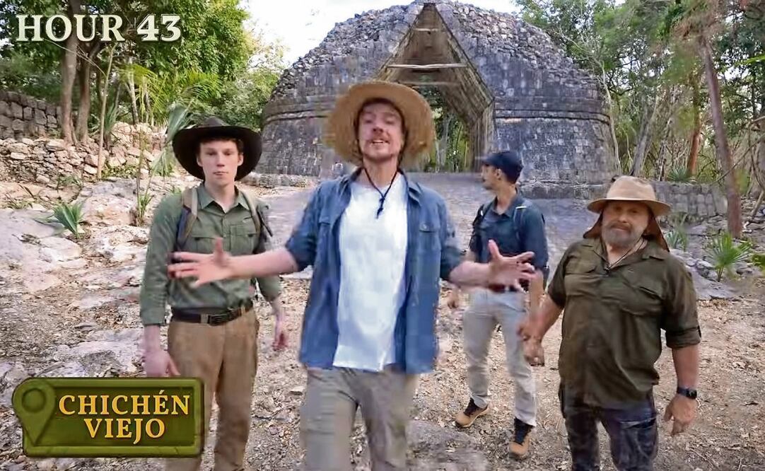 Mr.Beast grabó un video, con permisos del INAH, en zonas arqueológicas mayas. Foto: Especial