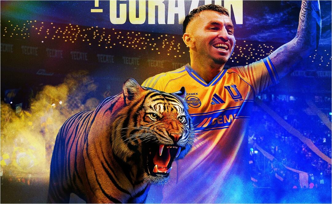 Ángel Correa, campeón den Qatar 2022, llega a la Liga MX. FOTO: @TigresOficial