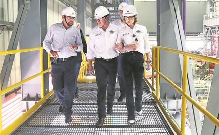 García revisa materiales del nuevo acueducto