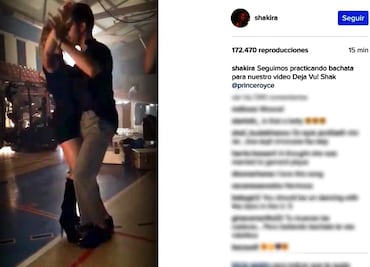 Shakira vuelve a mostrar su lado sexy al bailar bachata