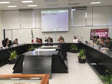 Paola Rojas, Alejandra Magaña y Bellatrix Razo, las moderadoras del primer y único debate de candidatas a la Gubernatura de Guanajuato