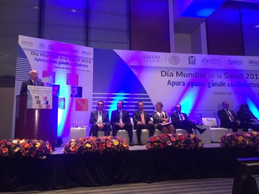 El secretario de Salud, José Narro Robles, asistió a la inauguración de la Reunión Técnica sobre Diabetes en las Américas. Foto: @fmdiabetes)