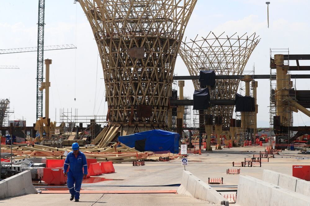 Obras del aeropuerto en Texcoco (ARCHIVO. EL UNIVERSAL)