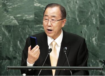 Ban Ki-moon arremete contra líderes en último discurso al frente de la ONU