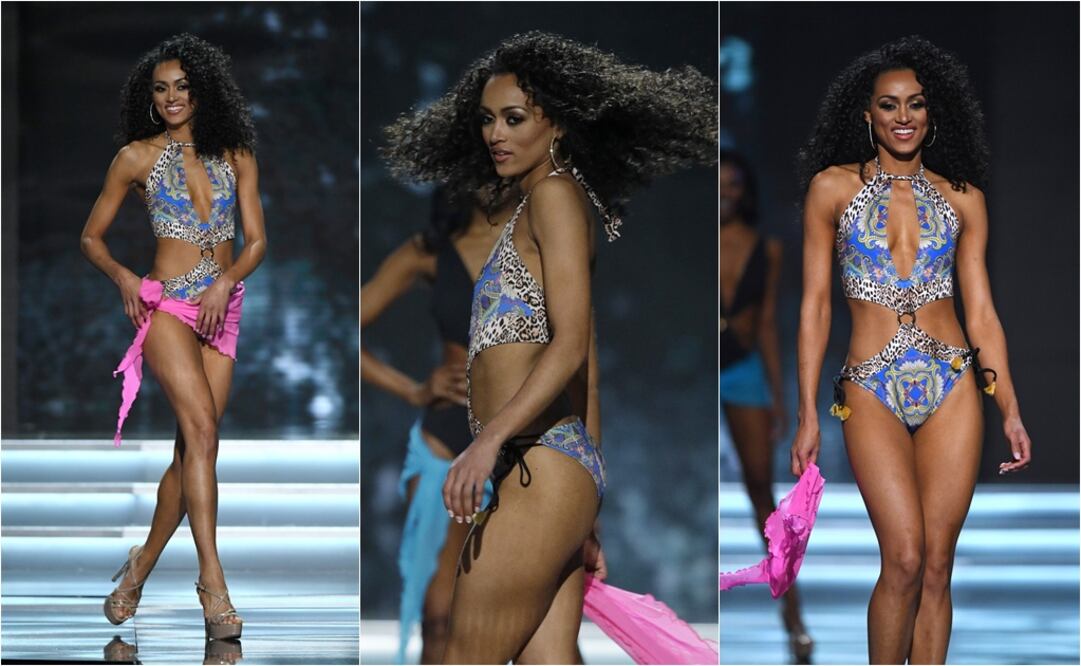 Kara McCullough, representante del Distrito de Columbia, se impuso a otras 50 concursantes para llevarse el título de MISS USA FOTO: AFP Y AP