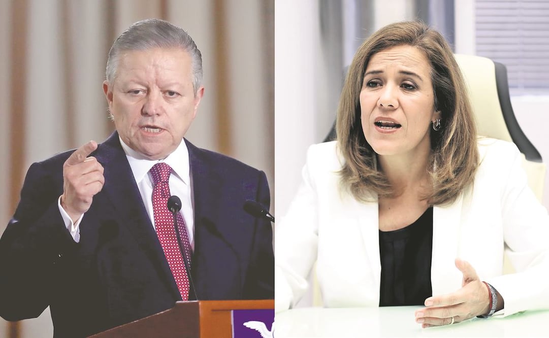 Arturo Zaldívar y Margarita Zavala. Foto: Archivo/ EL UNIVERSAL.