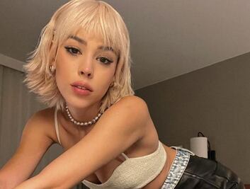 “Bye, bye, 2021”, Danna Paola despide el año con nuevo color de pelo