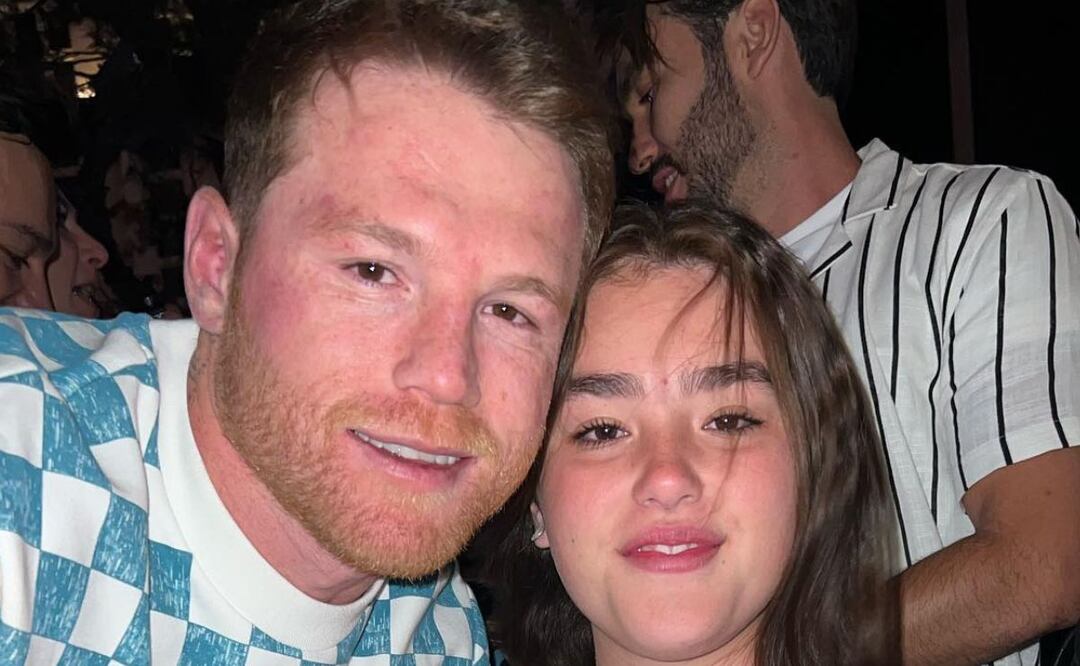 Canelo Álvarez y Emily. Fuente: Instagram @emilyc.alvarez