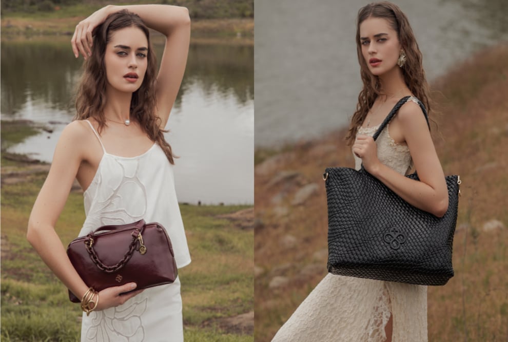 La marca mexicana Jaime Ibiza presenta bolsos perfectos para salidas formales o en unas vacaciones en la playa. Foto: Cortesía Jaime Ibiza