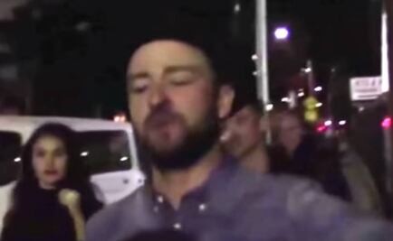 Captan ebrio a Justin Timberlake