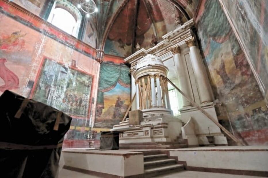 Al 70% reconstrucción en Ruta de los Conventos