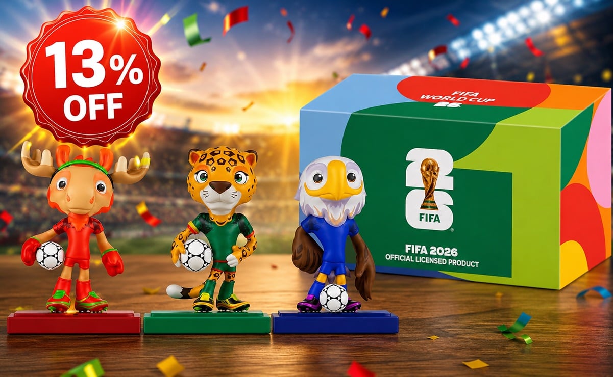 set coleccionable de las mascotas de la Copa del Mundo a precio accesible