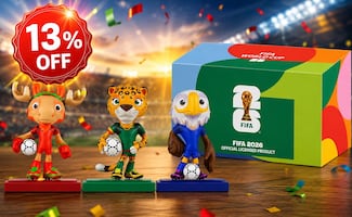 Mundial 2026: set coleccionable de las mascotas de la Copa del Mundo a precio accesible; aprovecha el descuento del 13%