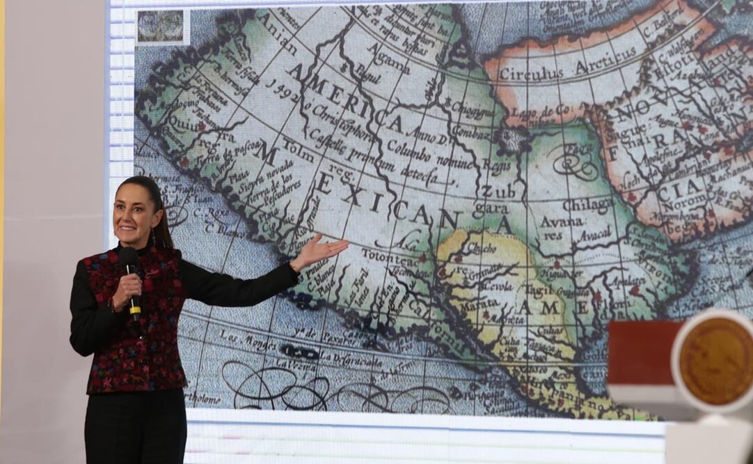 Claudia Sheinbaum respondió a Trump por plantear cambiar el nombre del Golfo de México por “Golfo de América”. Foto: Carlos Mjeía / EL UNIVERSAL